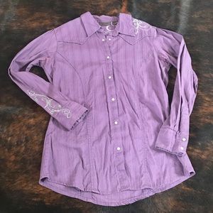 Wrangler women’s button up shirt
